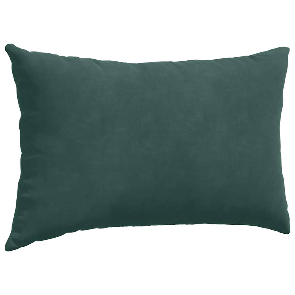 Sofa Cushions 2 Pieces Dark Green 50 X 30 Cm Cord Fabric