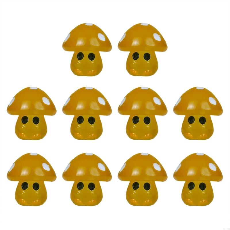 

62KD Декоративные фигурки грибов Орнаменты Миниатюрное украшение для домашнего офисного декора