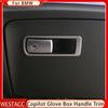 Edelstahl Auto Copilot Handschuh Aufbewahrungsbox Griff Abdeckung Trim für Bmw X3 G01 X4 G02 2018 - 2022 Dekoration Aufkleber