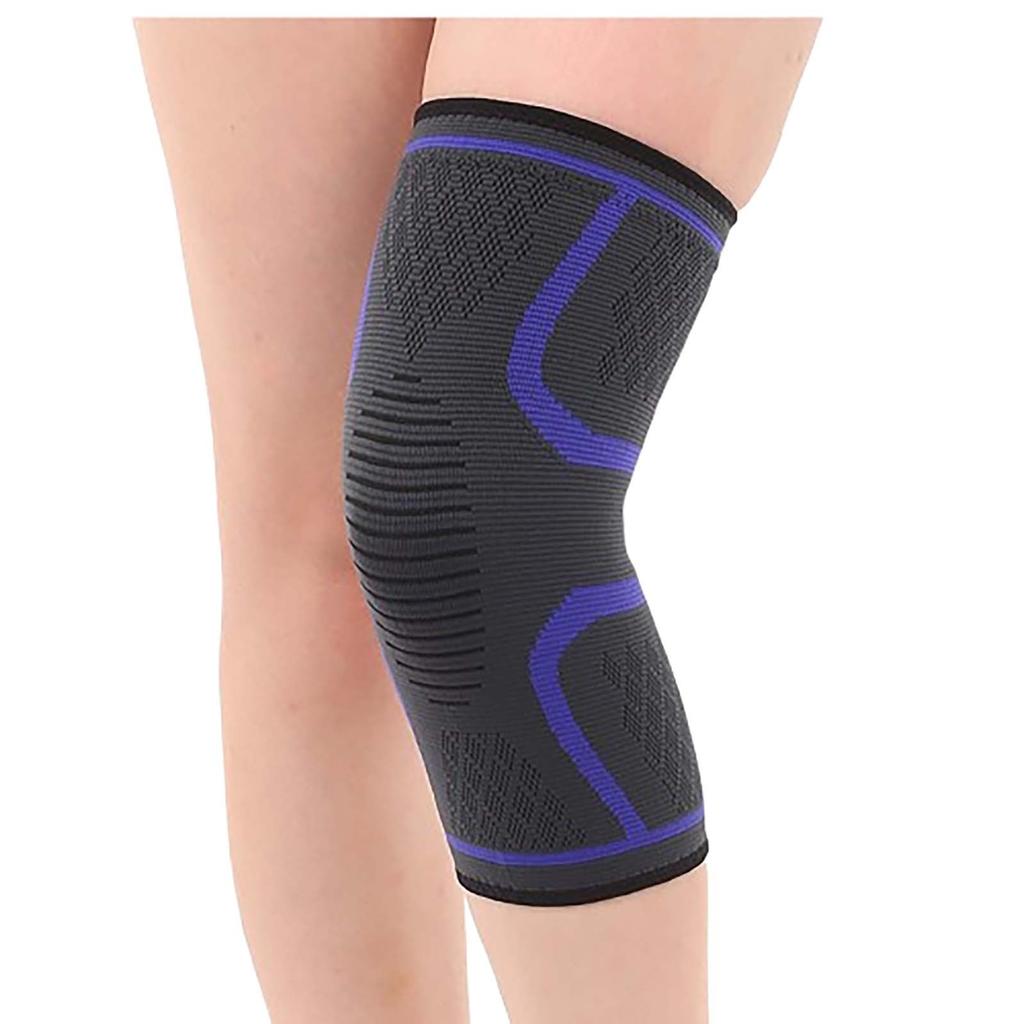 Sports Knee Pads, Double Corrugated Slip Elastic Warm Nylon Knitted Protective Gear, Outdoor Cycling And Mountaineering Protective Gear