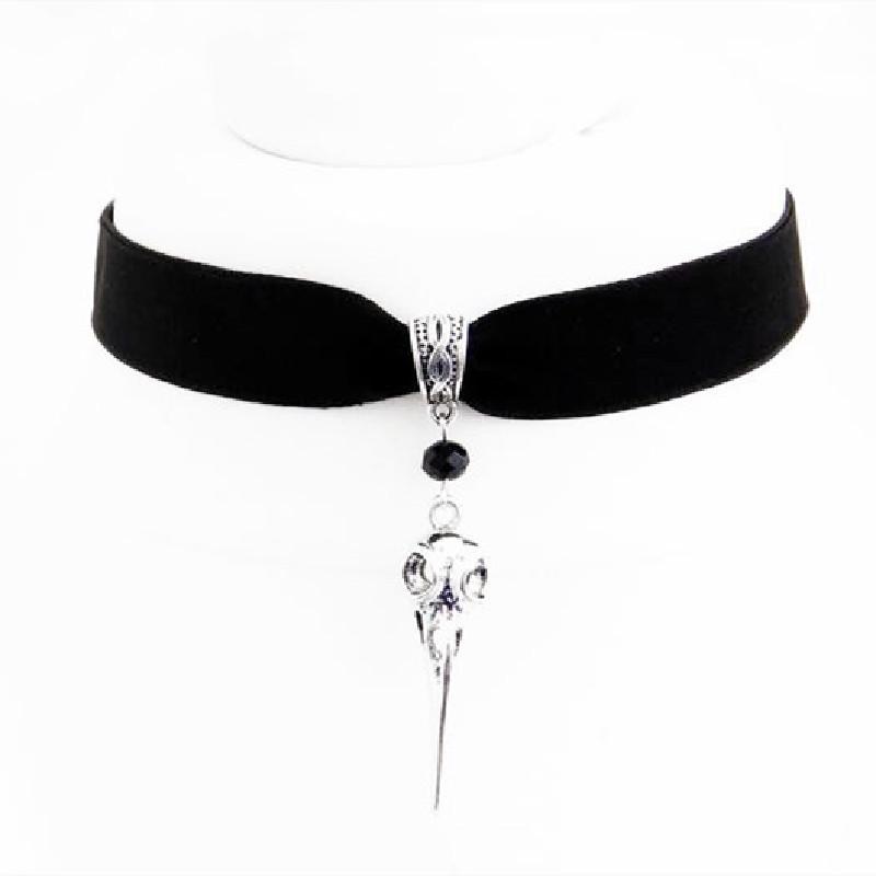 Vintage Bird Skull Pendant Necklace, Versatile Fashion DIY Jewelry for Women, 2021.