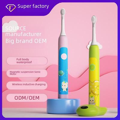 Sonic Wireless Rechargeable Waterproof Electric Toothbrush for Kids