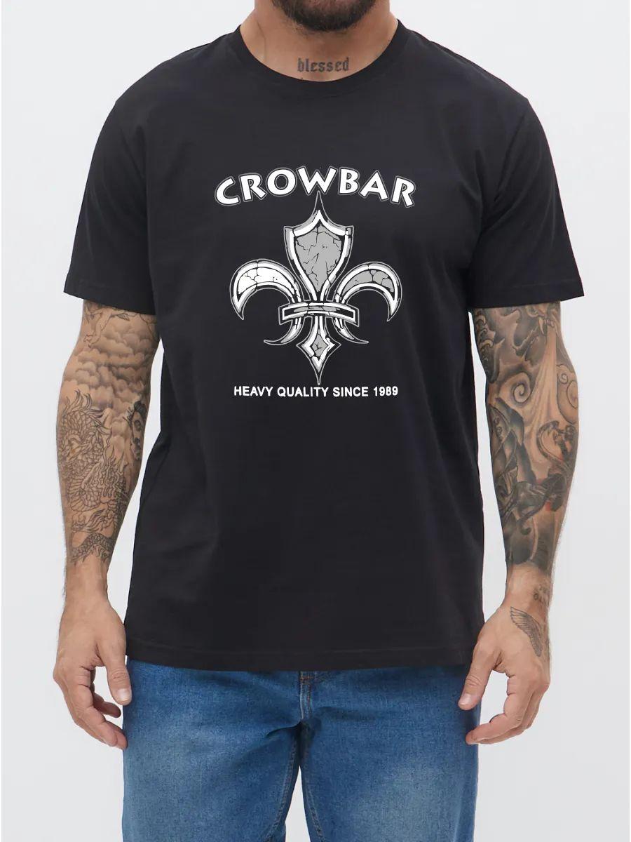 Black Crowbar metal T-shirt M