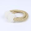 2pcs Curtain Tiebacks Set of Two, Binding Rope Buckle Rings, Curtain Holdbacks, Binding Decorations, Magnetic Tie Straps