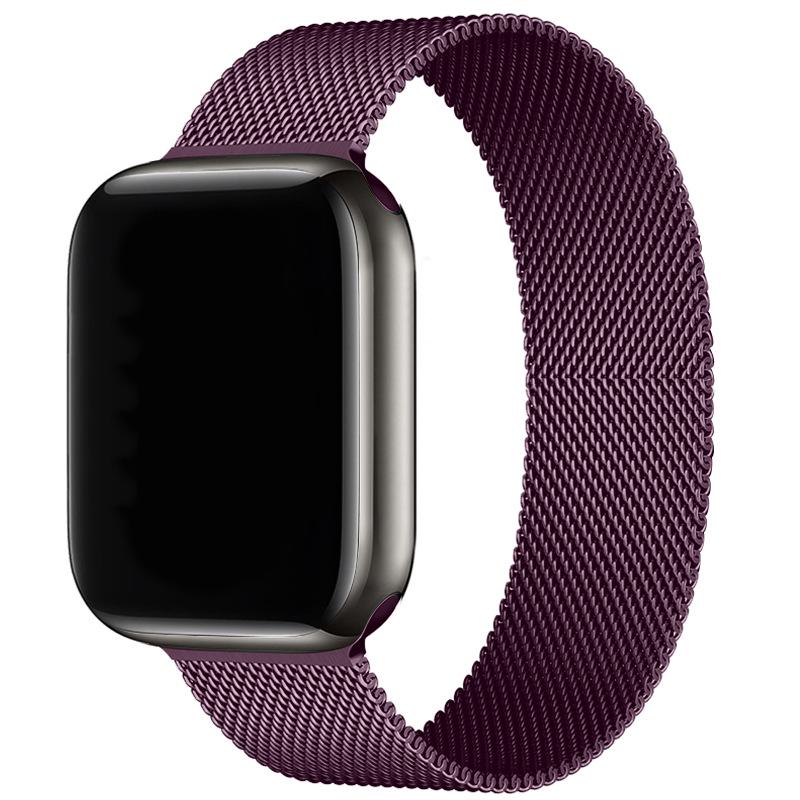 Compatibil cu Apple Watch S10 Brățară Magnetică din Oțel Milanese pentru iWatch 5-9 SE.