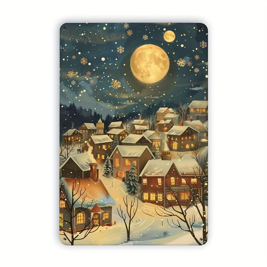 2D Classic Retro Style Iron Wall Art Sign with Durable Construction and Protective Coating Suitable for Various Interior Spaces