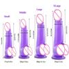 Mixed Color Crystal Anal Plug Penis Women's Transparent Masturbation Stick plus-Sized Small and Medium Color Simulation Dildo Cannon