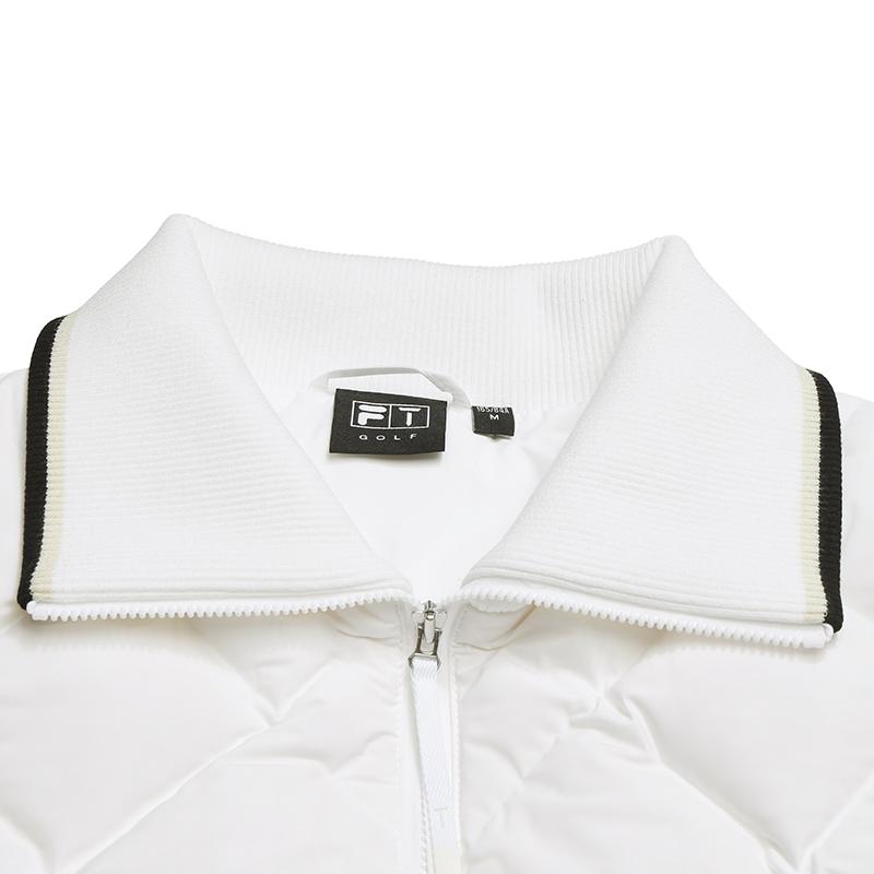 FILA Golf Series Fashionable High-Quality Elegant Simple Casual Sports Warm Comfortable Down Jacket Women outerwear Jade-White A11W545915FWT