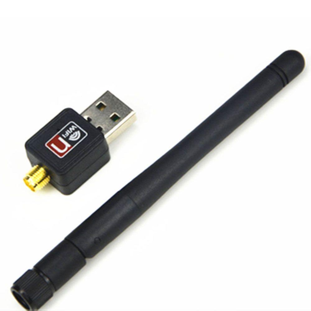 

Receiver External Card Network 802.11n/g/b Wireless Computer Mini PC Wifi USB Antenna Adapter чорний