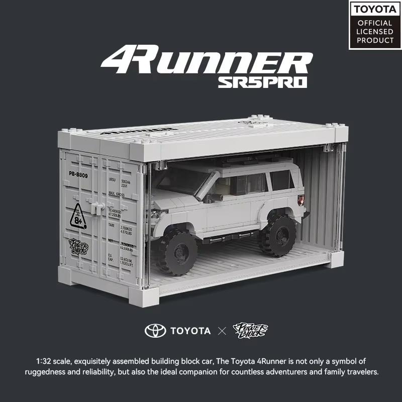 Toyota Camper Supercar Building Blocks AE86 Pallet Truck Off Road Vehicle Model Bricks Decoration Diy Toy For Kids Holiday Gifts