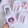 High Quality 3 Inch Photocard Binder Album PP Sweet Mini Photo Album 32 Pockets Kpop Photo Card Book Holder