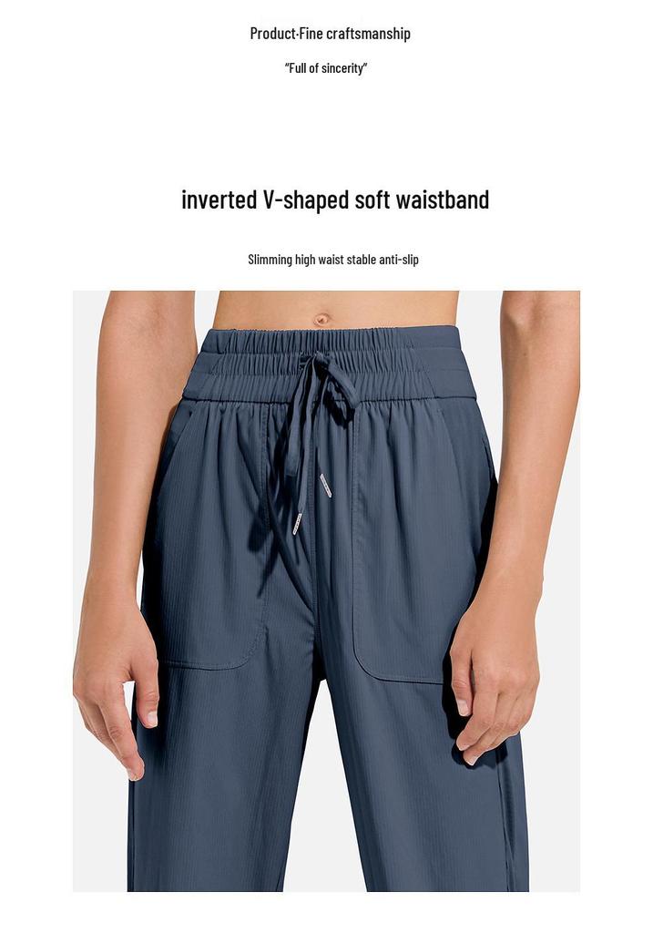 Women's Breathable Quick-Dry Slimming Tapered Sweatpants for Running, Dance, Yoga, Fitness