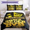 Borussia Dortmund Customize Your Name Bedding Set Breathable Duvet Cover with Pillowcases Home Decoration Birthday Gift