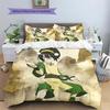 Toph Beifong  Pattern Bedding Quilt Set  Home Decoration  Gift (1 * duvet cover + 2 * pillowcase  without core)