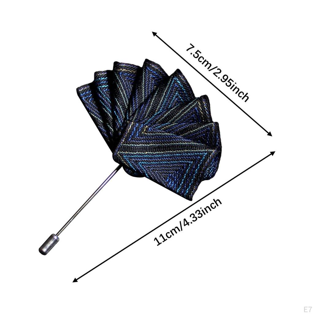 Men's Lapel Pin Chic Corsage for Ceremony Wedding Stage Performance Anniversary