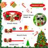 Weihnachts-Hundehalsband mit Glocke Krawatte Haustier Katze Krawattenhalsband Modisches Verstellbares Halsband Katze Hund Kleidung Haustierbedarf Neujahrsgeschenk