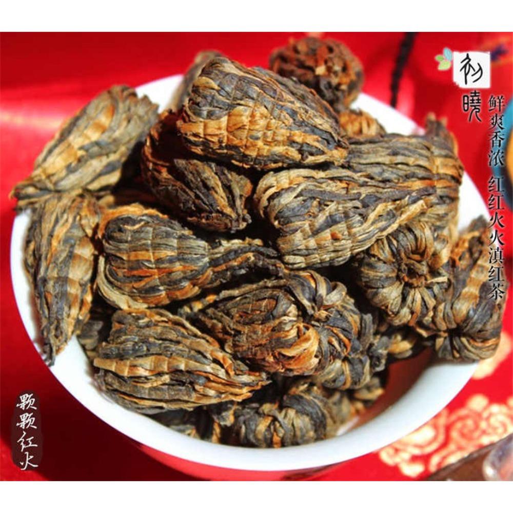 Yunnan Dian Hong Black Tea Handmade Pagoda 250g Loose Leaf Premium Quality