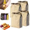 Self Sealing Potato Onion Storage Bags with Side Zipper Onion Storage Pouch  Pantry Organizer