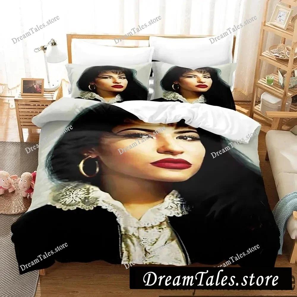 3D Print Selena Bedding Set Boys Girls Twin Queen King Size Duvet Cover Pillowcase Bed Boys Adult Home Textileextile741