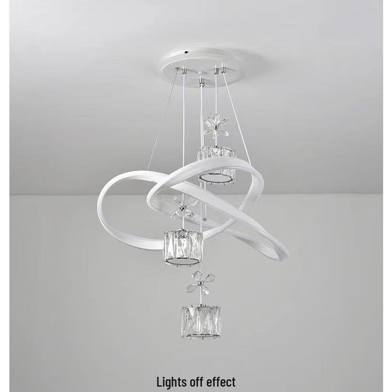 Línpàn Modern LED Crystal Pendant Light