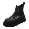New Thicken Winter Knight Boots Women Knee High Long Square Heel Boots Retro Thick Motorcycle Boots Black White Botas Mujer
