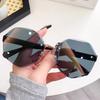 Gradient Lens Eyeglasse Outdoor UV Protective Shades Eyeglasses for Women Men Colorful Sunglasses
