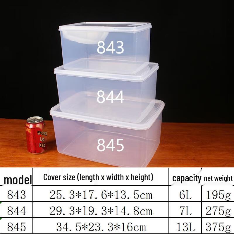 HANDUNYOU PP Plastic Food Storage Container 3-Piece Set