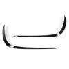 1 Pair Front Bumper Lip Splitter Gloss Black Car Spoiler Diffuser Replacement For Benz GLE‑Class W166 AMG‑Line C292