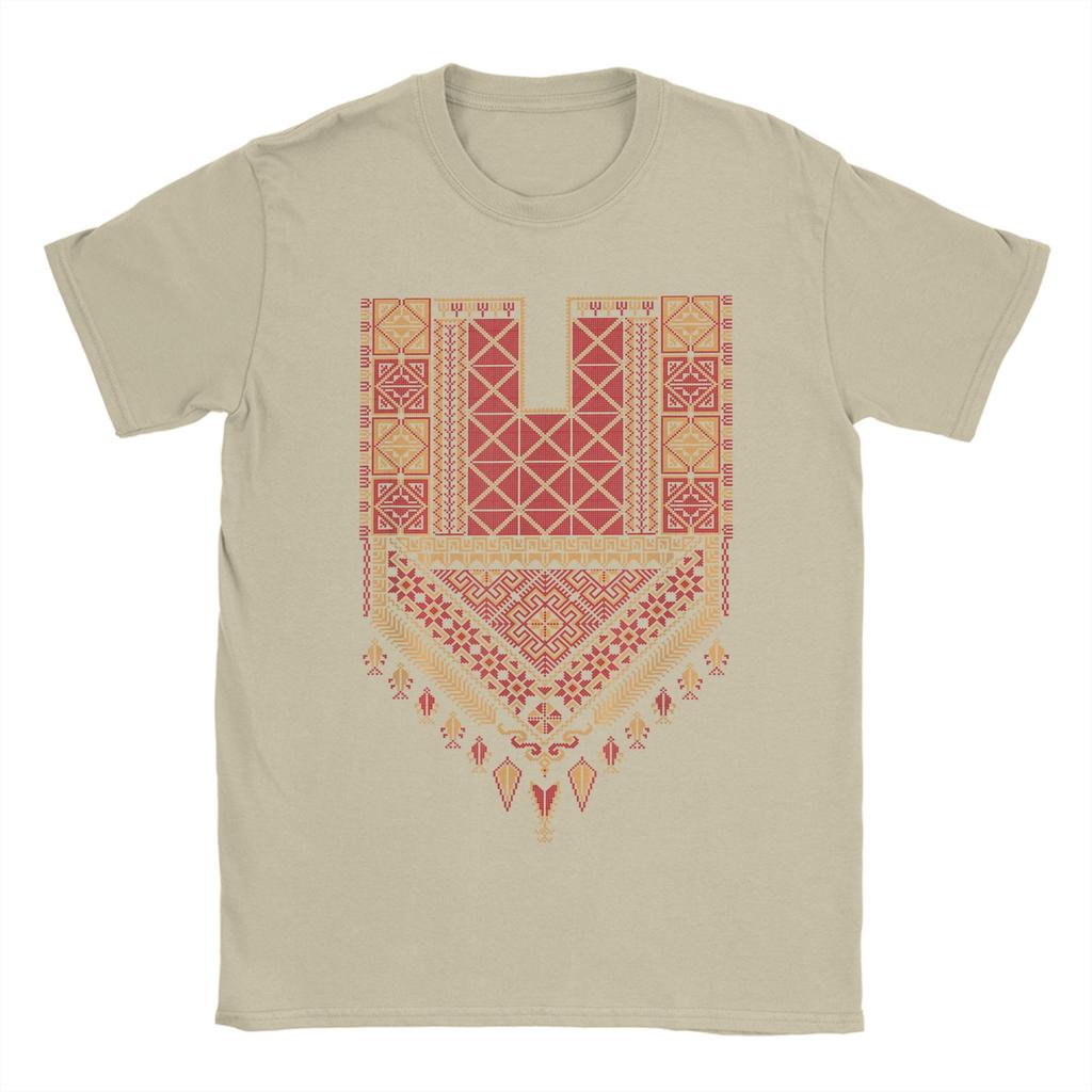Übergroßes T-Shirt Palästina Islam Folklore Palästinensische Reine Baumwolle T-Shirts T-Shirt für Unisex Sommer Y2K Lässige Kurzarm-Tops