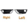 Front Bumper Fog Light Trim for Jeep Grand Cherokee (1 Pair, Models 5ZM55SZOAA & 5ZM54SZOAA)