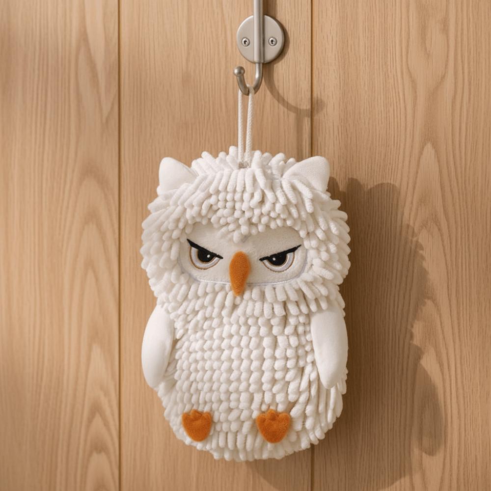 Cartoon Absorbent Hand Towel Soft Hanging Hand Towel Creative Animal Hand Towel  Restaurant