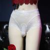 Large Size Sissy Pouch Panties Men'S Full Lace See Through Lingerie Underwear Sexy Gay Male Bullet Separation Briefs Nightwear