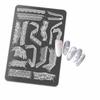 Hollow Floral Nail Stamping Plates Plaid Pattern DIY Manicure Stencils  Manicure Tools