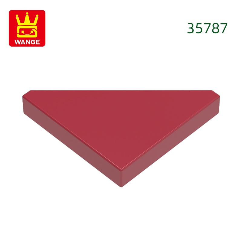 

400Pcs/lot Special Tile Modified 2x2 Aperture Free Triangular Block Moc Accessories Matches with 35787 Brick DIY Toy about400pcs