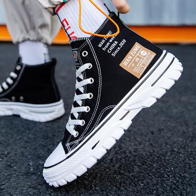 Nuove Scarpe da Ginnastica Classiche in Tela High Top Versatili Moda Scarpe Casual da Uomo Gioventù Outdoor Fondo Morbido Resistenti all'Usura Scarpe da Corsa