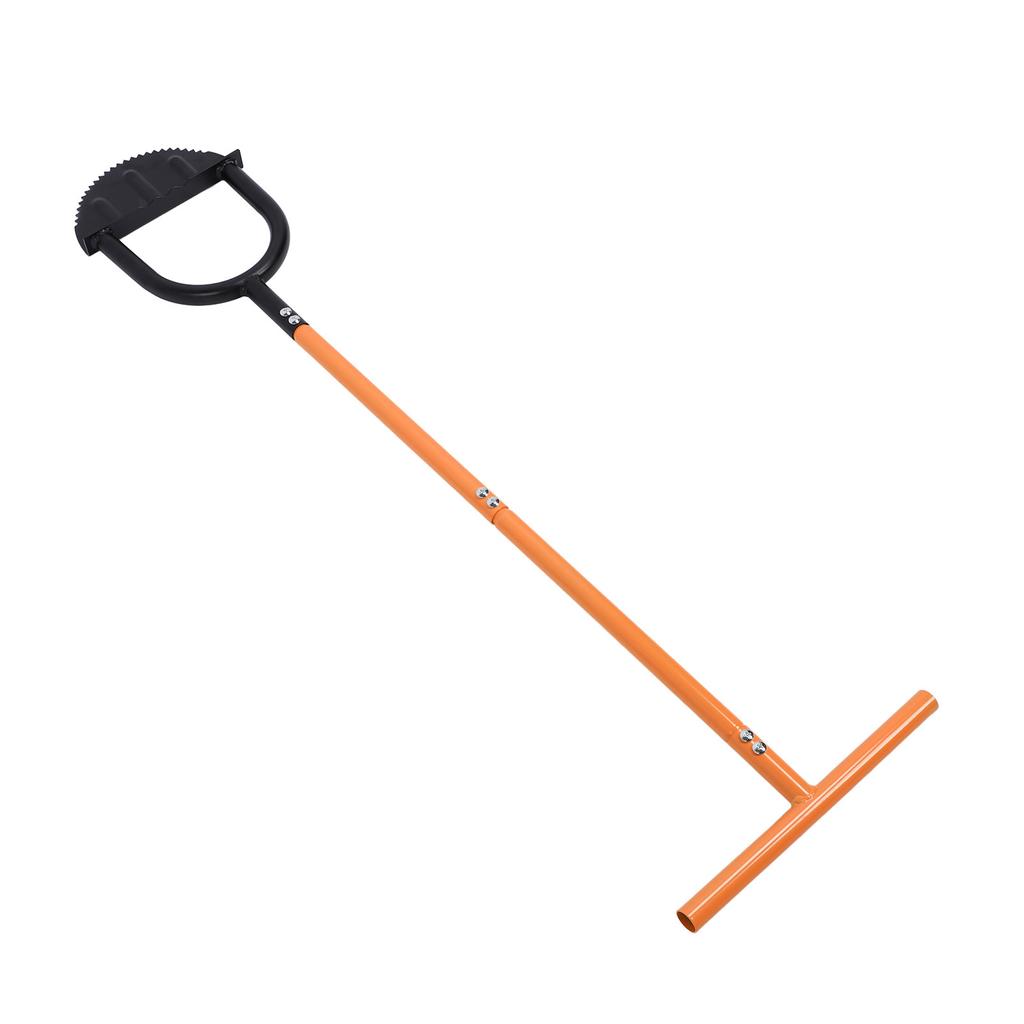 Manual Lawn Edger Half Moon Saw Tooth Carbon Steel Long Handle Handled Step Edger