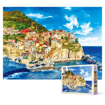 500 Piece Jigsaw Puzzle - Cinque Terre, Popular Korean Puzzle