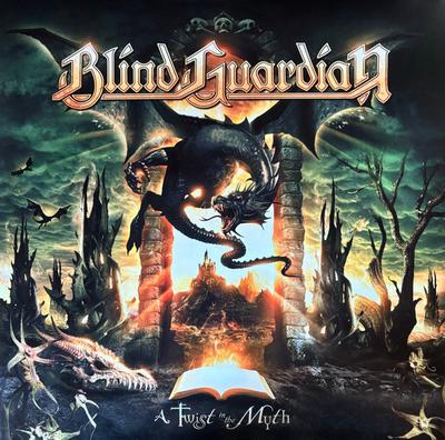 LP-skiva BLIND GUARDIAN - A Twist In The Myth (Grön Mynta Vin NBR28213GREENMI Nuclear Blast R 2023 Europa Rock