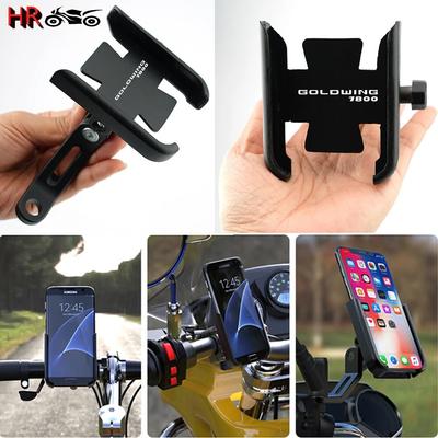 Dla Honda Goldwing1800 GL1800 F6B 2002-2017 Akcesoria Motocykl CNC Aluminiowa Kierownica Uchwyt Telefonu Komórkowego GPS Stojak Uchwyt