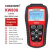 KONNWEI KW808 OBD2 Auto skener OBD2 Automotive Diagnostic Scanner Tool Nástroje na čítanie chybových kódov motora pre autá