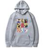 Japanese Anime Characters Hoodie Fashion Design Men's Women's Sweatshirt Fleece Oversized Couples Casual Streetwear Hoodies