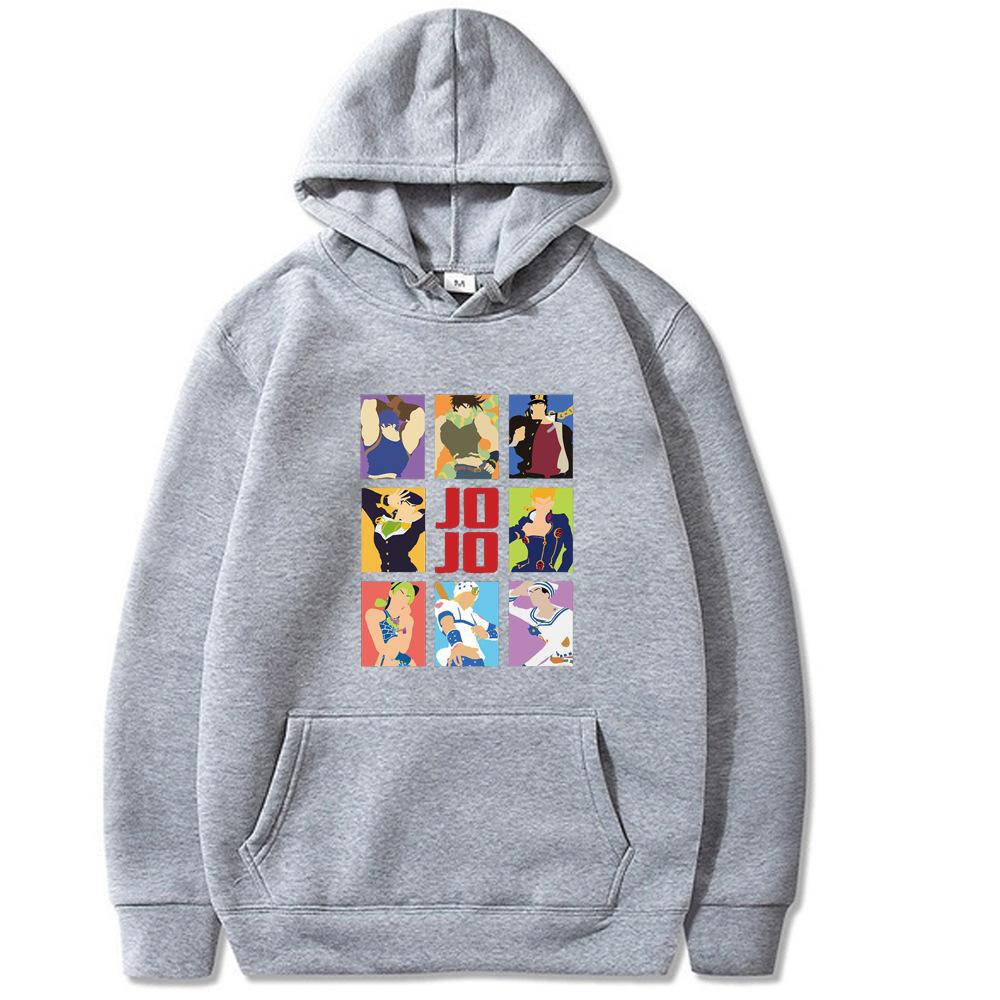 Japanese Anime Characters Hoodie Fashion Design Men's Women's Sweatshirt Fleece Oversized Couples Casual Streetwear Hoodies