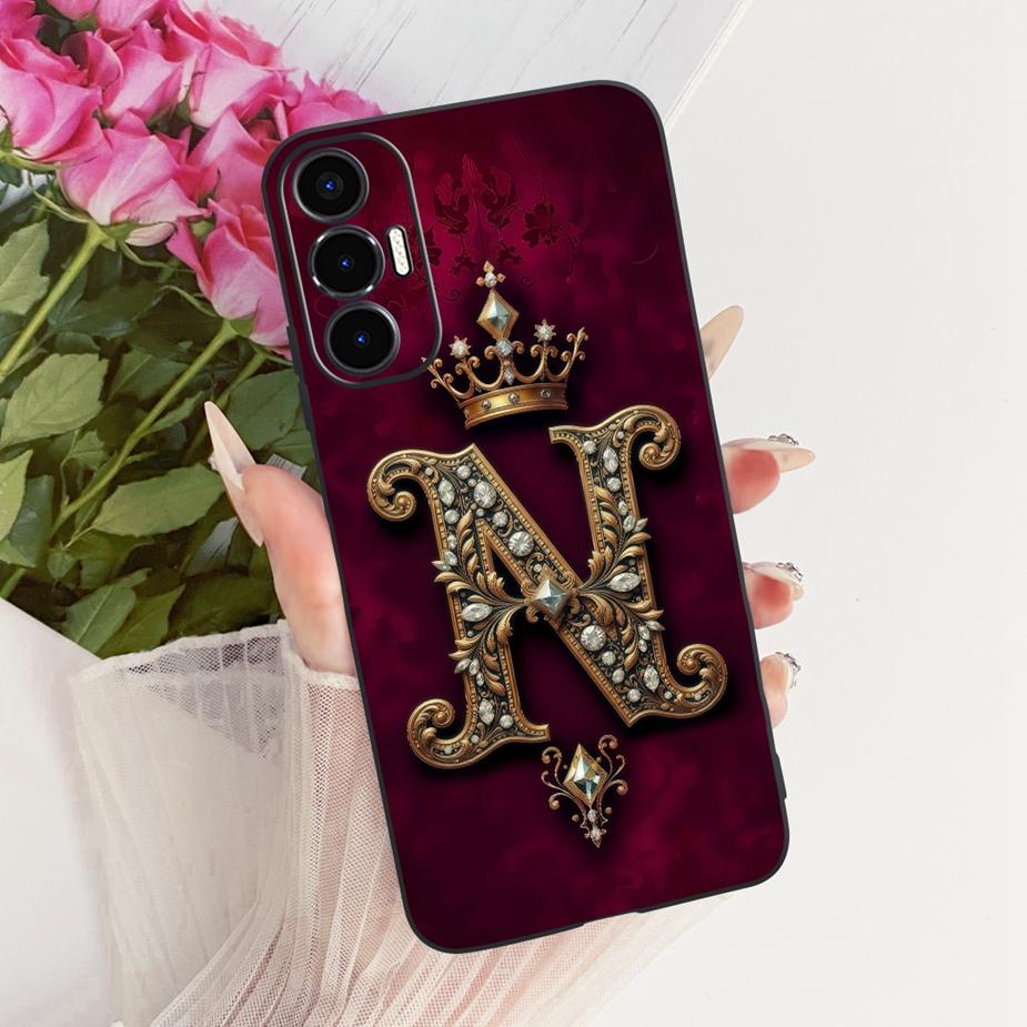 For Tecno Pova Pova2 Pova3 Case LD7 LE7 LF7n Cool Crown Letters Cover Soft TPU Phone Case For Tecno Pova 3 Pova Neo3 LH6n Fundas