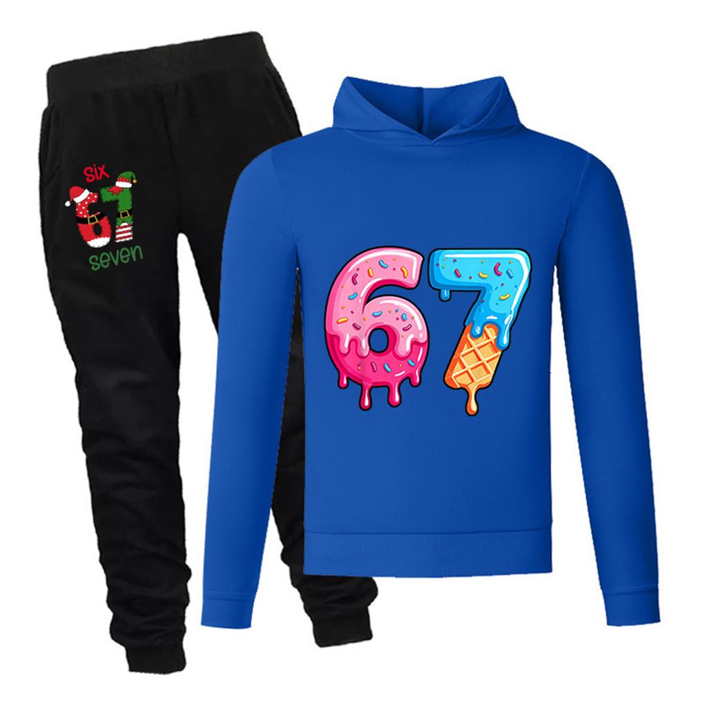 Set aus langärmeligem, locker sitzendem Kinderpullover mit Buchstabenprint