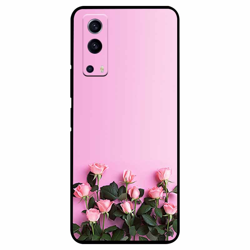 For vivo Y72 5G Case Shockproof Soft silicone TPU Back Cover For vivo Y52 5G Phone Cases for vivoY72 Y 72 52 5G Case Cute Capa