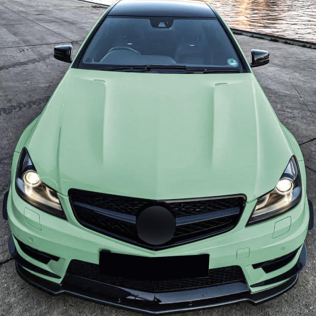 For Mercedes Benz C Class W204 S204 C63 AMG 2011-2014 Front Bumper Lip Splitter Car Diffuser Spoiler Blade Body Kit Guard
