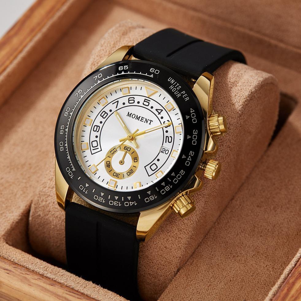 Men's Quartz Watch Silicone Multifunctional Business Men's Watch