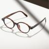 Artistic Retro Oval Framed Anti-Blue Light Glasses For Men And Women Personality Eye Protection Comfortable Decorative Eyewear