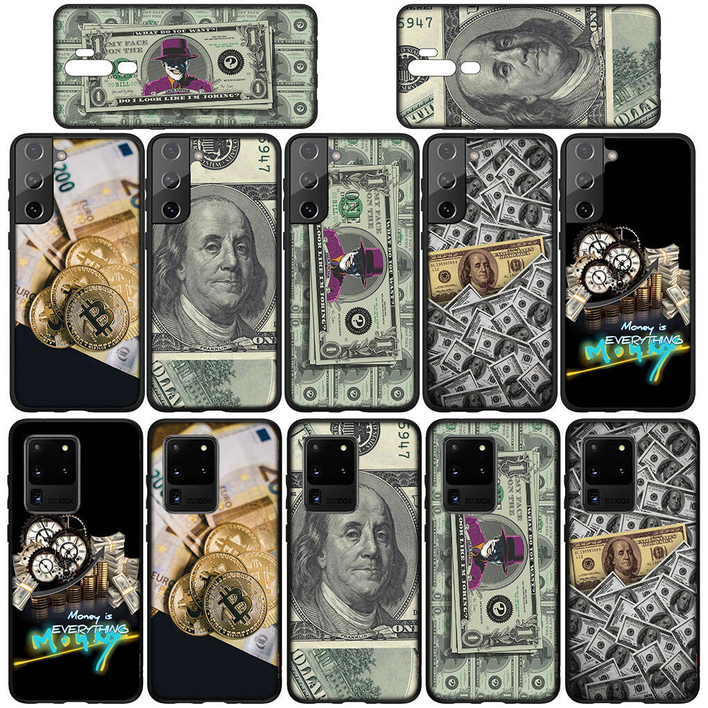 for Samsung Galaxy S25 S24 S23 S22 Ultra FE Plus A17 A37 A57 A56 A55 A06 A16 A15 A36 A26 A35 A05 A25 A54 A34 A50 Phone Case Money 100 Dollars Cover