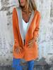 Spring 2025 Women's Color Block Cardigan Hoodie
